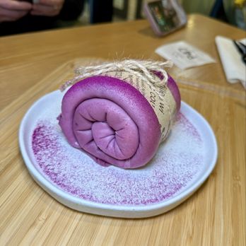 Kyo Matcha - Ube towel cake - Desserts Near Me - Pittsburgh, Pennsylvania Kyo Matcha - Ube towel cake - Desserts Near Me - Pittsburgh, Pennsylvania