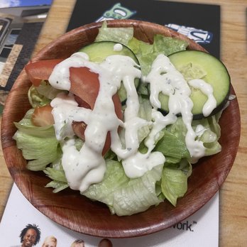 Dixie Diner - Salad with ranch dressing - Diners Near Me - Nicoma Park, Oklahoma