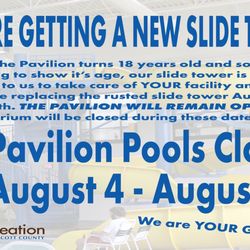 Pavilion - Pavilion Pools closed until 8/18/19