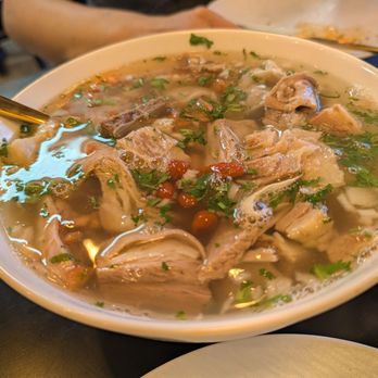 Kusan Bazaar - Lamb broth with wontons - Halal Near Me - San Mateo, California