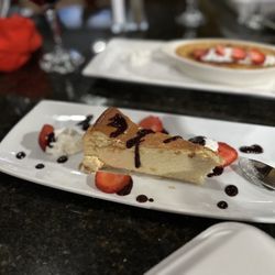 Marcelina's Italian Restaurant - Cheesecake and crème brûlée