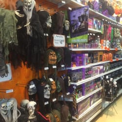 Party City - One of many walls covered in Halloween decorations!