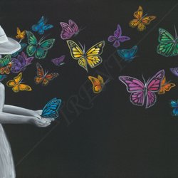 Trent Art Gallery - Follow Me by Artist Kole Trent TrentArtGallery.com
