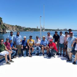 Travecations - Group visiting the Duden Waterfall Antalya, Turkey