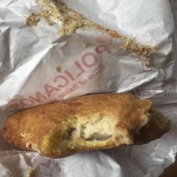 Policano's Italian Sausage - Potato kinish with salt, pepper and mustard