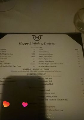 Menu photo 2 Mastro's Steakhouse Costa Mesa, CA Menu photo 2 Mastro's Steakhouse Costa Mesa, CA