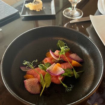 The Loft - special salad for Slamon - New American Near Me - Laguna Beach, California