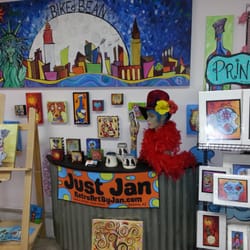 Funky Side Pop Art Gallery & Tattoo Studio - Some of her awesome art.