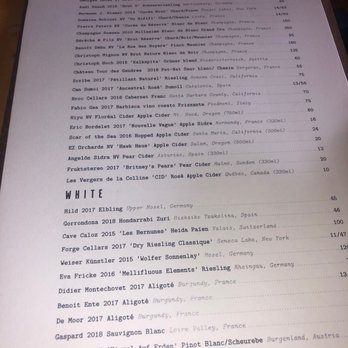 Giant - Wine list - New American Near Me - Chicago, Illinois