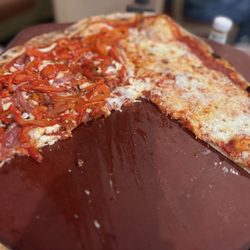Coal Fire - Half Cheese, Half Peppers, Prosciutto, & Ricotta