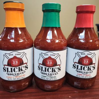 Slick's BBQ Sauce - three bottles of slick's bbq sauce - Specialty Food Near Me - Clayton, North Carolina Slick's BBQ Sauce - three bottles of slick's bbq sauce - Specialty Food Near Me - Clayton, North Carolina
