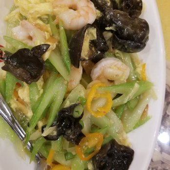 Taste Good Beijing - Shrimp fungus celery with scramble eggs..weirs combination but taste pretty good. - Chinese Near Me - Milpitas, California Taste Good Beijing - Shrimp fungus celery with scramble eggs..weirs combination but taste pretty good. - Chinese Near Me - Milpitas, California