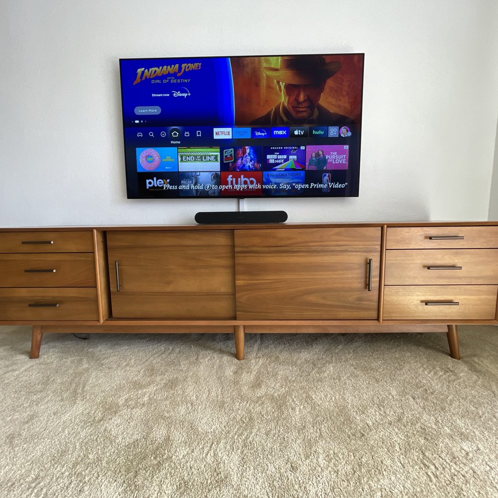 Living room TV mount.