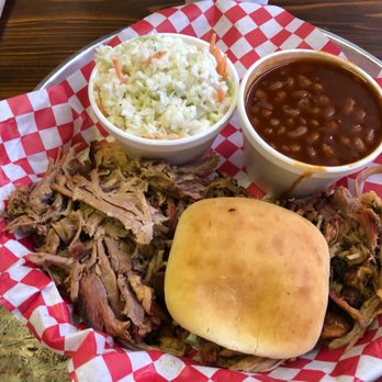 The Smokin Pig - Pork platter, great smoky beans. - Barbeque Near Me - Pendleton, South Carolina The Smokin Pig - Pork platter, great smoky beans. - Barbeque Near Me - Pendleton, South Carolina