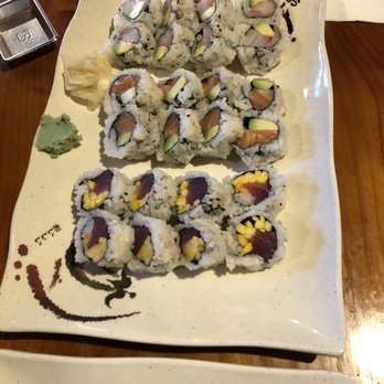 Ocean Sushi - Tuna/mango+ Salmon/avo+Red snapper/avo - Sushi Bars Near Me - Melrose, Massachusetts Ocean Sushi - Tuna/mango+ Salmon/avo+Red snapper/avo - Sushi Bars Near Me - Melrose, Massachusetts