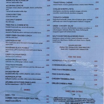 Hungry Tarpon Restaurant - Menu - Seafood Near Me - Islamorada, Florida