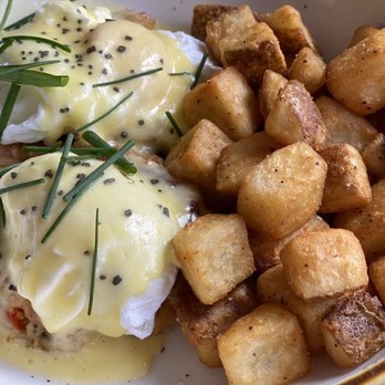 Gather - Lobster Cake Benedict - Coffee & Tea Near Me - Cape Coral, Florida