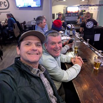 Tanglewood Pizza Company - Me & Mr. Mccarthy having a couple of cold ones! - Pizza Near Me - Advance, North Carolina Tanglewood Pizza Company - Me & Mr. Mccarthy having a couple of cold ones! - Pizza Near Me - Advance, North Carolina