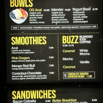 Better Buzz Coffee Bonita - Menu - Coffee & Tea Near Me - Bonita, California