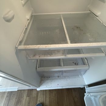 Dustie Corner - Inside of refrigerator not cleaned - Home Cleaning Near Me