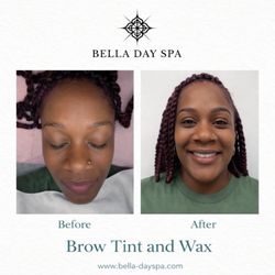 Bella Day Spa - Brow Tint and Wax Tint