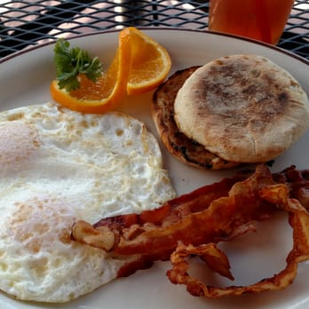 Sunrise Cafe - Surfers Light Breakfast- perfect bacon Yum - American Near Me - San Clemente, California
