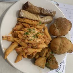 variety of brunch foods variety of brunch foods