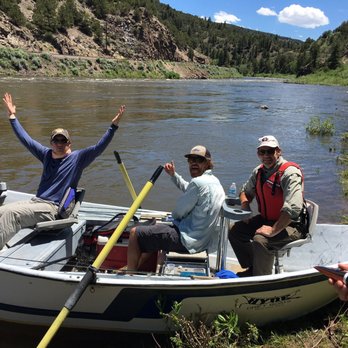 Cutthroat Anglers - Gearing up for an afternoon float with guide Jack on the Colorado. - Fishing Near Me - Silverthorne, Colorado Cutthroat Anglers - Gearing up for an afternoon float with guide Jack on the Colorado. - Fishing Near Me - Silverthorne, Colorado