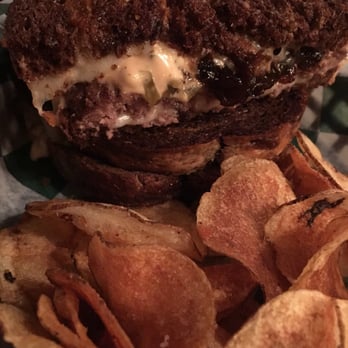 Quarry House Tavern - Patty Melt with housemade chips - Dive Bars Near Me - Silver Spring, Maryland