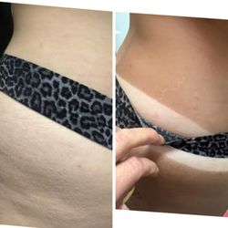 Envy Lash and Beauty - Before / after dark spray tan