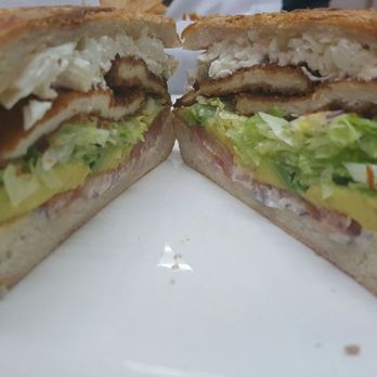 Alondra's Cafe & Catering - Breaded chicken sandwich called Cemita, a torta basically just different bread. - Cafes Near Me - Middletown, New York