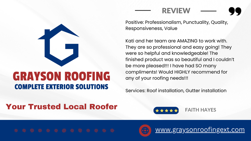 Slide of Grayson Roofing