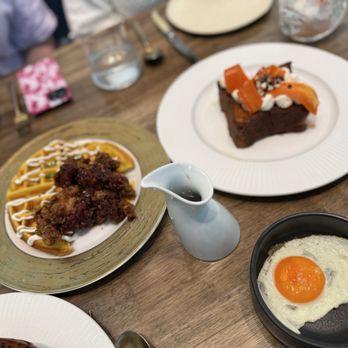 Imperfecto - French toast and chicken and waffles - Cocktail Bars Near Me - Washington, DC, District of Columbia