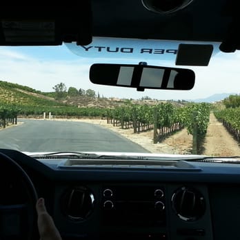 Grapeline Wine Tours - Enroute to Cougar Vineyards - Wine Tours Near Me - Temecula, California