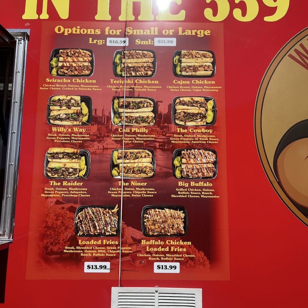 Willys phillys - Menu - Pop-Up Restaurants Near Me - Fresno, California Willys phillys - Menu - Pop-Up Restaurants Near Me - Fresno, California
