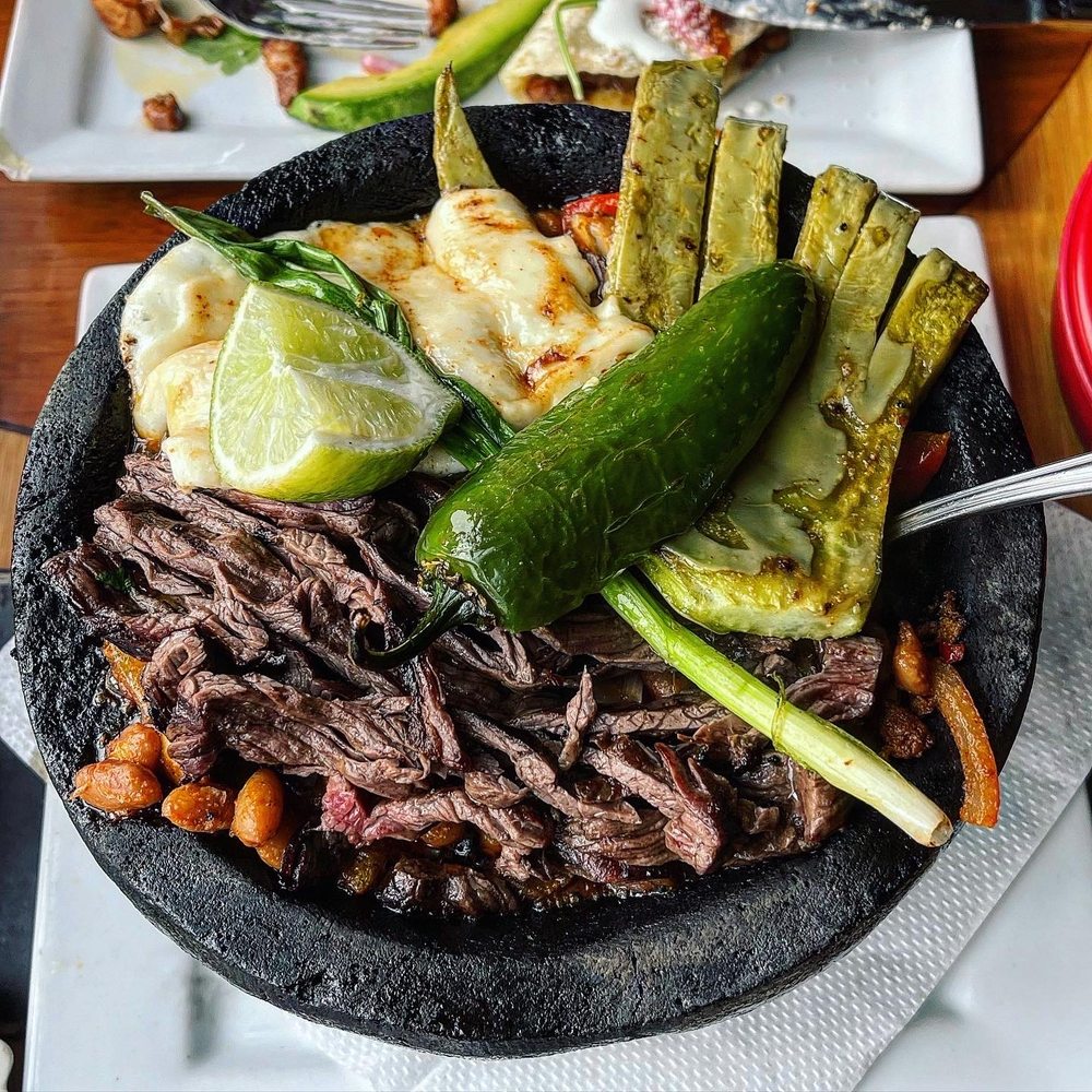 Sal Y Limon - Molcajete with steak - Mexican Near Me - Seattle, Washington Sal Y Limon - Molcajete with steak - Mexican Near Me - Seattle, Washington