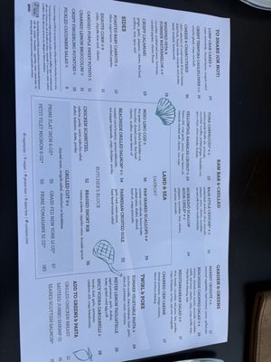 Menu photo 1 Beachside Restaurant and Bar Marina del Rey, CA Menu photo 1 Beachside Restaurant and Bar Marina del Rey, CA
