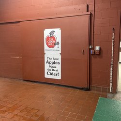 The Cider Mill - Sign inside the cider mill where the cider is made.