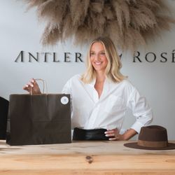 Antlers and Rosè - Stop by, shop and enjoy a glass of rose with your friends!