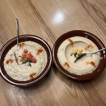 Yara - Babaghanouj (~$14) & Hummus ($13) - Lebanese Near Me - New York, New York Yara - Babaghanouj (~$14) & Hummus ($13) - Lebanese Near Me - New York, New York