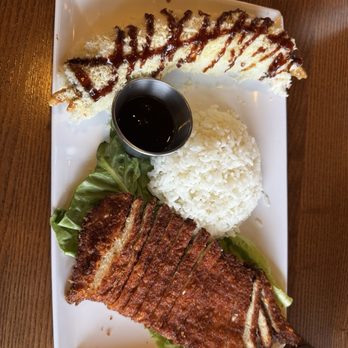 Hooked On Sushi - 2 Item Combo Chicken Katsu Crunchy Roll - Japanese Near Me - Encinitas, California Hooked On Sushi - 2 Item Combo Chicken Katsu Crunchy Roll - Japanese Near Me - Encinitas, California