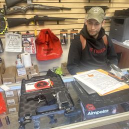 Nick sending me off with my first Sig.