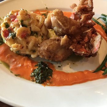 Bahama Breeze - mac n cheese w/ a deep fried lobster tail - Bars Near Me - Pittsburgh, Pennsylvania