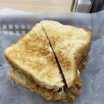 Qwik-Chek - Fried oyster on white toast. - Delis Near Me - Metairie, Louisiana