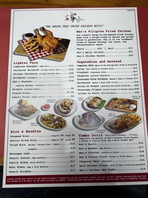 Menu photo 6 Max's Restaurant - Queens Queens, NY