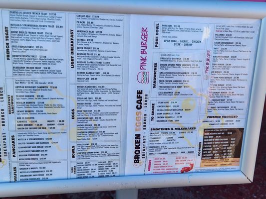 Menu photo 1 Pink Cafe Miami Beach Miami, FL Menu photo 1 Pink Cafe Miami Beach Miami, FL