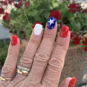 KC Lovely Nails - My patriotic nails. - Nail Salons Near Me - Glendora, California