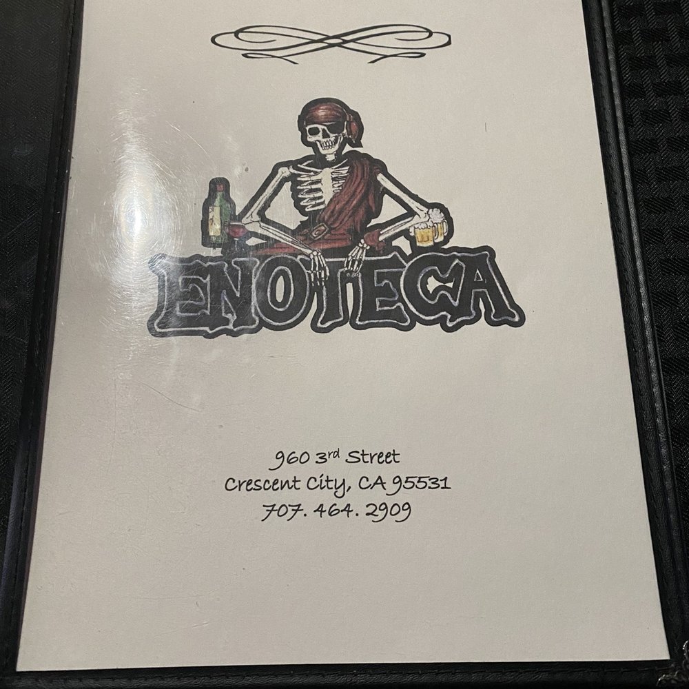 Enoteca - Menu - Bars Near Me - Crescent City, California Enoteca - Menu - Bars Near Me - Crescent City, California