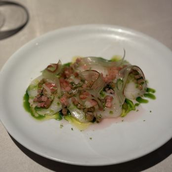 Chambers - Scallop crudo - New American Near Me - New York, New York Chambers - Scallop crudo - New American Near Me - New York, New York