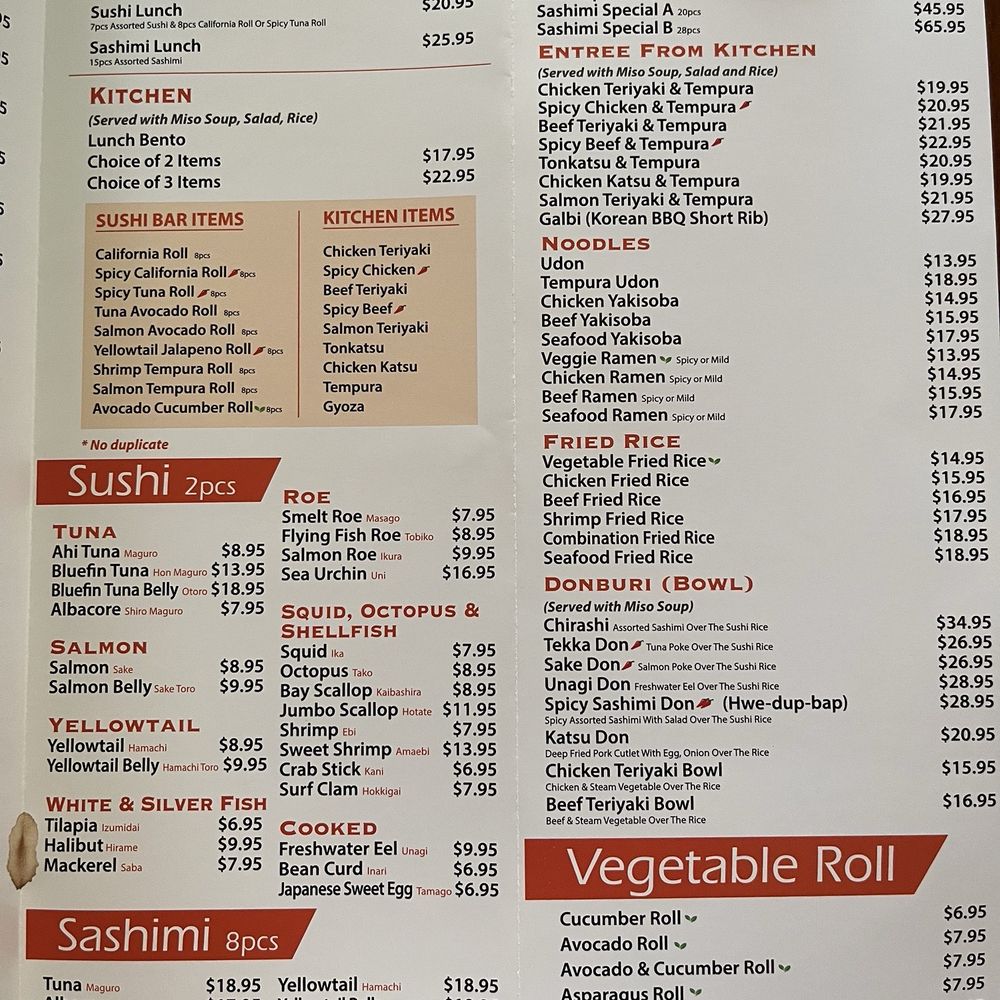 Ahi Sushi - Menu - Sushi Bars Near Me - Bakersfield, California Ahi Sushi - Menu - Sushi Bars Near Me - Bakersfield, California